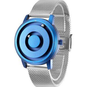 Magnetic Bead Analog Watch - Stainless Steel Strap and Unique Pointer Design